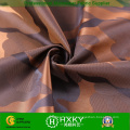 100 % polyester filé teint tissu avec motif Camouflage pour veste ou d’une tranchée